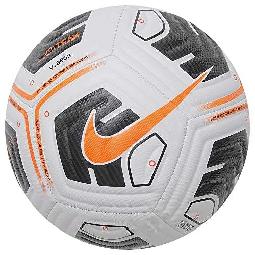demoler Medio Barón Ballon de Football Nike Academy - Taille 5, Blanc/Noir/Orange – Dealabs.com