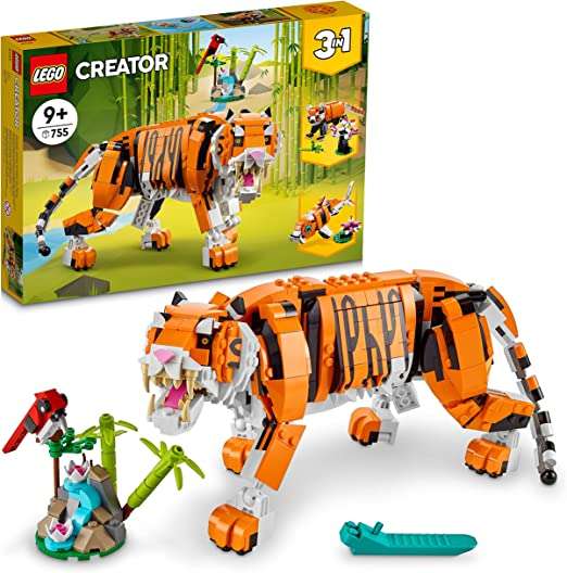 Jouet Lego Creator (31129 ) - Sa Majesté Le Tigre (Frontaliers Belgique)