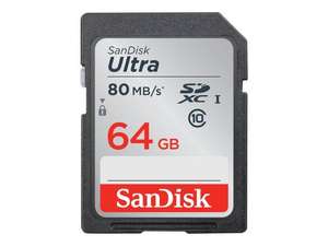 Carte mémoire SDXC SanDisk Ultra - 64 Go, Classe 10, 533x, UHS-I