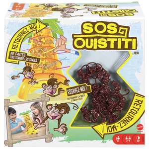 Jeu de Société Mattel Games SOS Ouistiti - 2 à 4 Joueurs, dès 5 ans