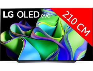 LG - TV OLED 4K 210 cm OLED83C3 evo 2023 (via ODR 500€)