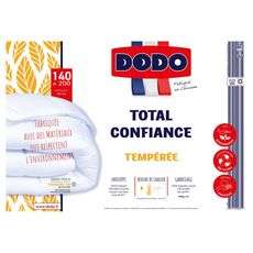 Couette tempérée Dodo Total Confiance - tissu et fibre recyclés, 300 g/m², 200x200cm