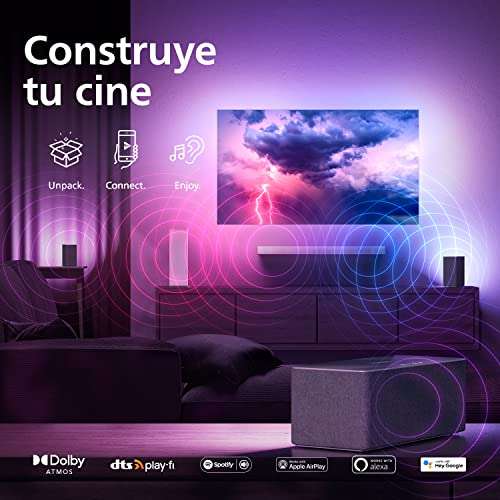 TV 58" Philips The One 58PUS8517 - LED, 4K UHD, 50 Hz, HDR, Dolby Vision, Ambilight 3 côté, Android TV