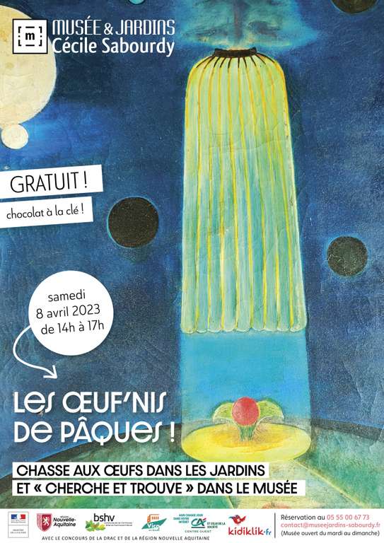 Entrée et Animations gratuites au Musée et Jardins Cécile Sabourdy (sur réservation) - Vicq-sur-Breuilh (87)