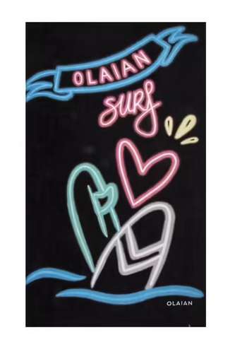 Serviette de plage Olaian Neon - Taille L, 145x85 cm