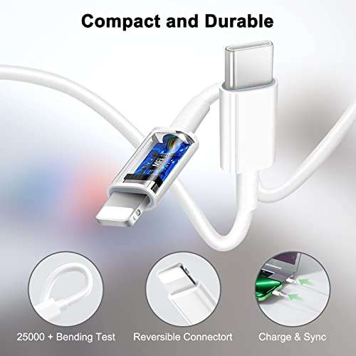 Chargeur Rapide USB C - 20W, 2 ports (Vendeur Tiers)