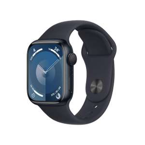 Montre Connectée Apple Watch Series 9 - GPS, 41mm, Boîtier Aluminium, Bracelet sport Minuit ([Reconditionné Excellent - Vendeur tiers)