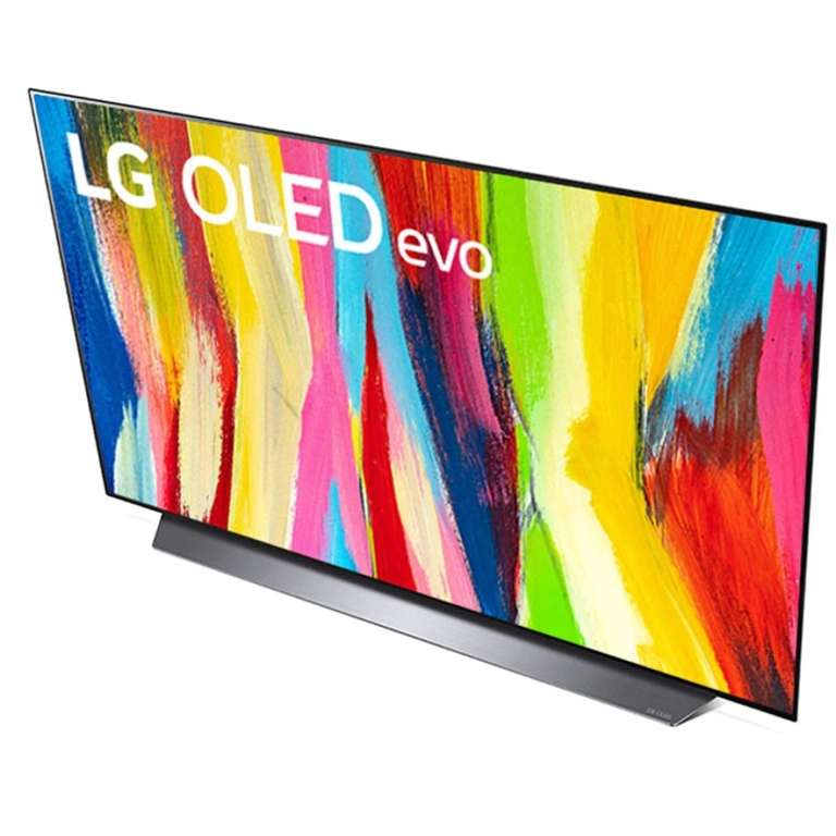 TV 48" LG OLED48C2 (2022) - OLED Evo, 4K UHD, 100 Hz, HDR, Dolby Vision IQ, HDMI 2.1, Smart TV + Barre de son SP2 (via ODR 130€)