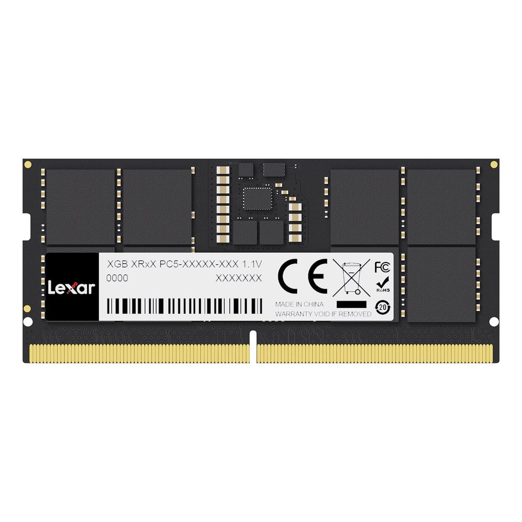 Barette Ram Lexar Sodimm DDR5 - 24 Go, 5600 MHz, 262-Pin (Vendeur Tiers)