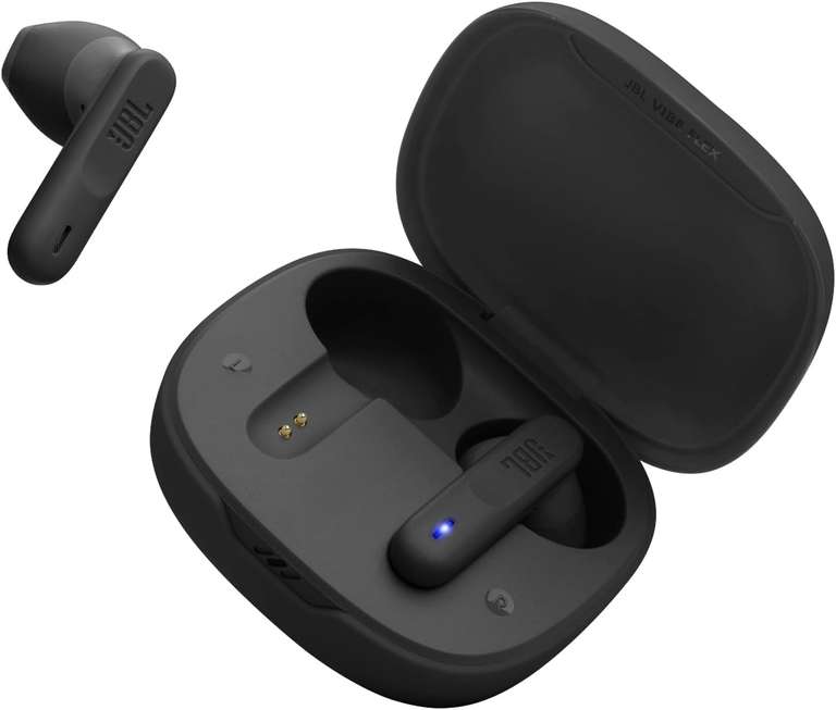 Écouteurs sans fil JBL Vibe Flex - Bluetooth 5.2, Son JBL Deep Bass, IP54, Autonomie jusqu'à 32h (via 10€ sur la carte)