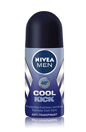 Lot de 3 déodorants bille Nivea Men Cool Kick - 3 x 50 ml