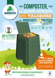 Aide jusqu'à 50 euros pour l’achat d’un composteur/lombricomposteur - territoire du SMIEEOM Val de Cher (41)
