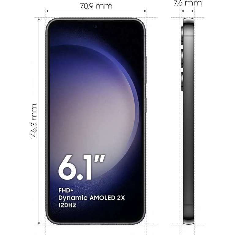 [Adhérents] Smartphone 6.1" Samsung Galaxy S23 5G - 128 Go + Ecouteurs sans fil Samsung Galaxy Buds 2 (Via bonus reprise de 100€ en magasin)