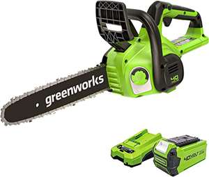 Tronçonneuse Greenworks G40CS30IIK2 avec batterie et chargeur (via coupon)