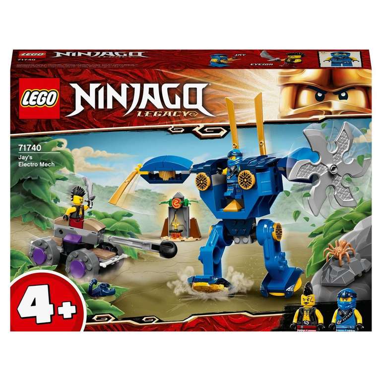 Jouet Lego Ninjago (71740 ) - L'Électrorobot de Jay avec 2 Figurines (+0.47€ en Rakuten Points)