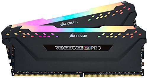 Kit mémoire RAM Corsair Vengeance RGB Pro CMW16GX4M2D3600C18 - 16 Go (2 x 8 Go), DDR4, 3600 MHz C18