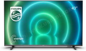 TV LED 43" Philips 43pus7956 - 4K UHD, HDR, Smart TV, Ambilight 3 côtés
