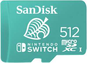 Carte microSDXC SanDisk UHS-I pour Nintendo Switch 512 Go - Produit sous licence Nintendo, jusqu'à 100 MB/s UHS-I Class 10 U3