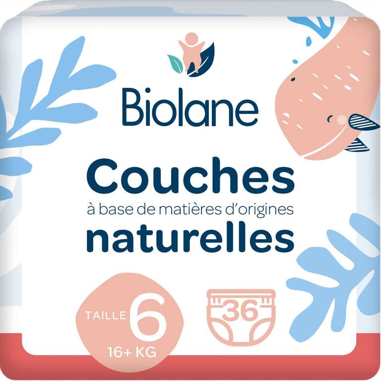 Couches-Culottes Ecologiques Taille 6 : +16Kg Biolane –