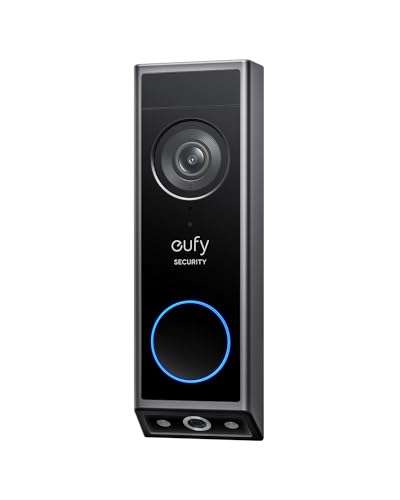 Double caméra avec Protection Livraison Eufy Security Video Doorbell E340 - Vision Full HD 2K et Vision Nocturne Couleur , Stockage Local
