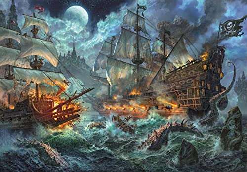 Puzzle Clementoni Pirates Battle - 6000 pièces