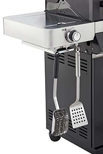 Barbecue à gaz RÖSLE Videro G4-S - 30 mbar, gril 4 brûleurs en acier inoxydable, Prime Zone et brûleur latéral, VARIO+