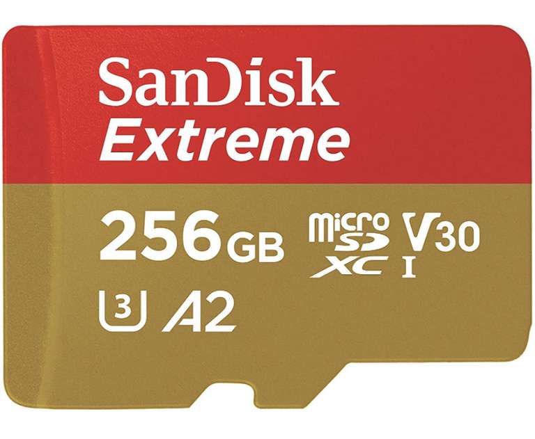 Carte MicroSDXC SanDisk Extreme - 256 Go