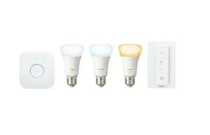 Pack Philips Hue - 3 ampoules White Ambiance E27 + Variateur + Pont (doitgarden.ch - Frontaliers Suisse)