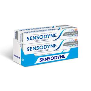 Lot de 6 Tubes de Dentifrice Sensodyne Soin Blancheur - 6x75ml (via Prévoyez & Économisez)