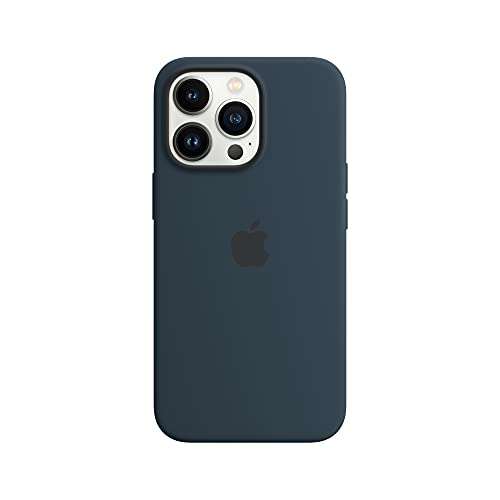 Coque en silicone Apple avec MagSafe pour iPhone 13 Pro - Bleu Abysse