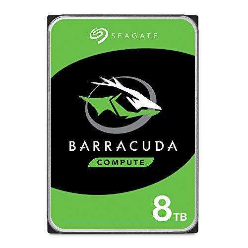 Disque Dur Interne 3.5" Seagate BarraCuda - 8 To, SATA 6 Gbit/s 5 400 tr/min