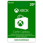 Sélection de Cartes Microsoft Xbox en promotion - Ex : Carte Xbox de 100€ (Dématérialisée)