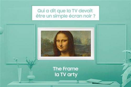 TV 55" Samsung The Frame TQ55LS03B 2023 + 180€ en bon d’achat pour les adhérents (via ODR de 400€)