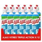 Lot de 12 Vaporisateur Nettoyant AJAX - Vitres Triple Action, 12 x 550 ml [ via prévoyez et économisez]
