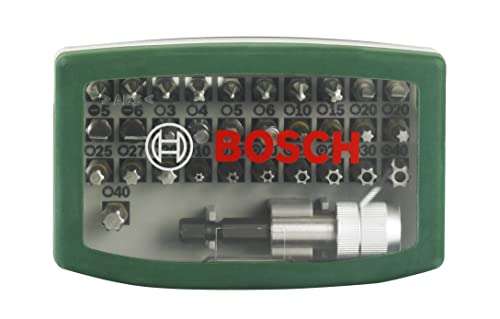 Jeu 32 d'embouts de tournevis avec code couleur Bosch (2607017063)