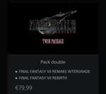 [Précommande] Pack double Final Fantasy VII Remake Intergrade + Rebirth sur PS5 (dématérialisé)