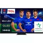 TV 65" TCL 65C935 - QLED, 4K UHD, 144 Hz, HDR, Dolby Vision IQ, FreeSync Premium Pro, HDMI 2.1, VRR & ALLM, Google TV (via ODR 150€)