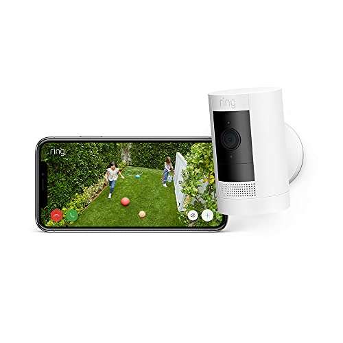 [Prime] Caméra de surveillance extérieure sans-fil Ring Stick Up Cam Battery