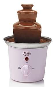 Fontaine à chocolat à 3 étages Bestron - fonction de maintien au chaud, 60 watts, Rose