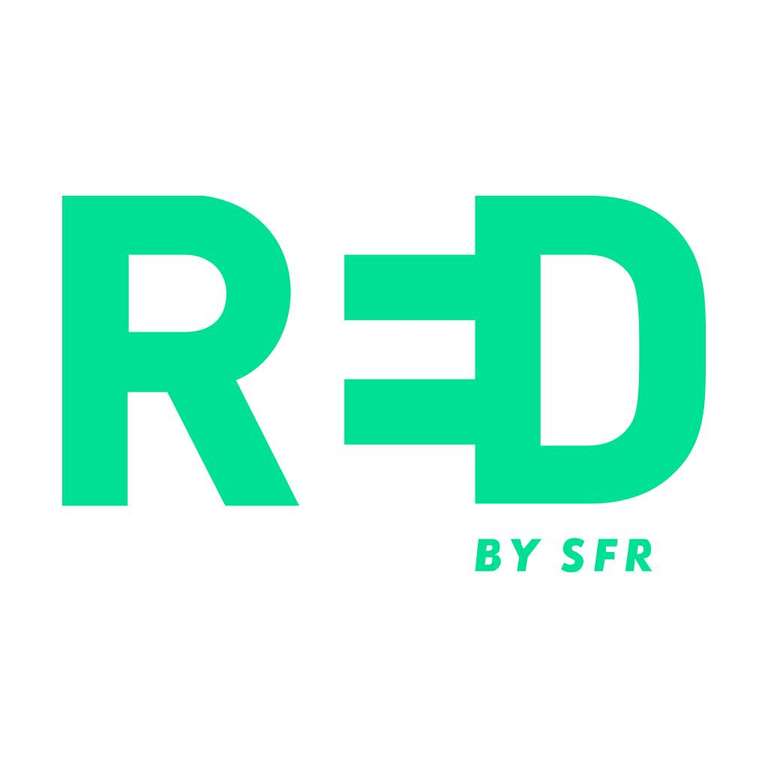 Forfait mobile Red By SFR - Appels/SMS/MMS illimités + 80Go de 4G (sans engagement)