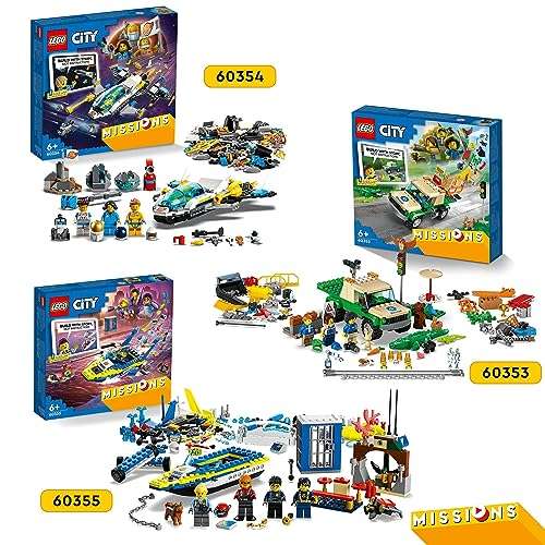 Jeu de construction Lego City (60355) - Missions des Détectives de la Police sur l’Eau