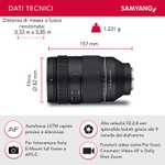 Objectif Samyang AF 35-150mm F2.0-2.8 FE per Sony E