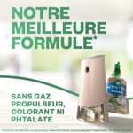 Désodorisant Maison Spray Automatique Sans Gaz Air Wick Active Fresh - Diffuseur + 2 Recharges Parfum Douceur de Coton (2x70 jours) + piles