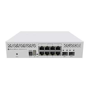 Switch réseau 8 ports RJ45 2,5 Gbps & 2 SFP+ 10 Gbps MikroTik CRS310-8G+2S+IN