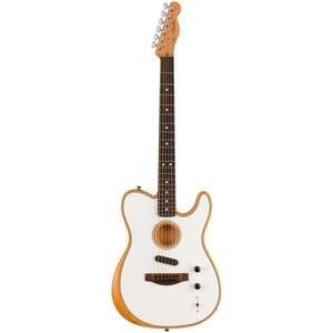 Guitare électro-acoustique Fender Acoustasonic Player Tele - Artic White ou Butterscotch Blonde [+ ukulele Fender Zuma Concert offert]
