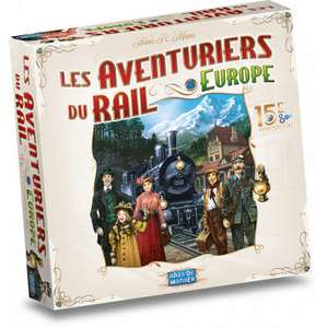 Sélection de jeux de société en promotion - Ex: Les Aventuriers du Rail - Europe 15ème Anniversaire