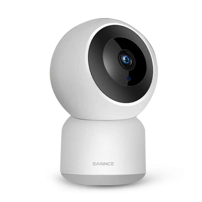 Caméra de surveillance intérieure SANNCE - 2K, 3MP, WiFi, Pan Tilt, 355° H / 90° V, RTSP