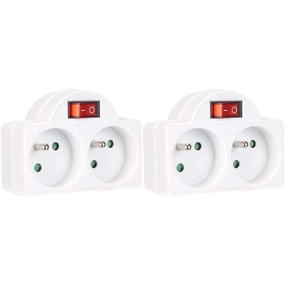 Electraline Schuko Steckdose – 16 A, 230 V, In Weiß Für Die Hausinstallation