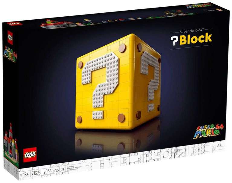 Lego 71395 Bloc Point d'interrogation Super Mario 64 (store.nintendo.fr)