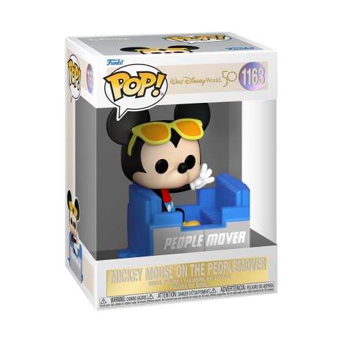 Figurine Funko Pop ! Disney: WDW50 - People Mover Mickey Mouse - Disney World 50ème Anniversaire